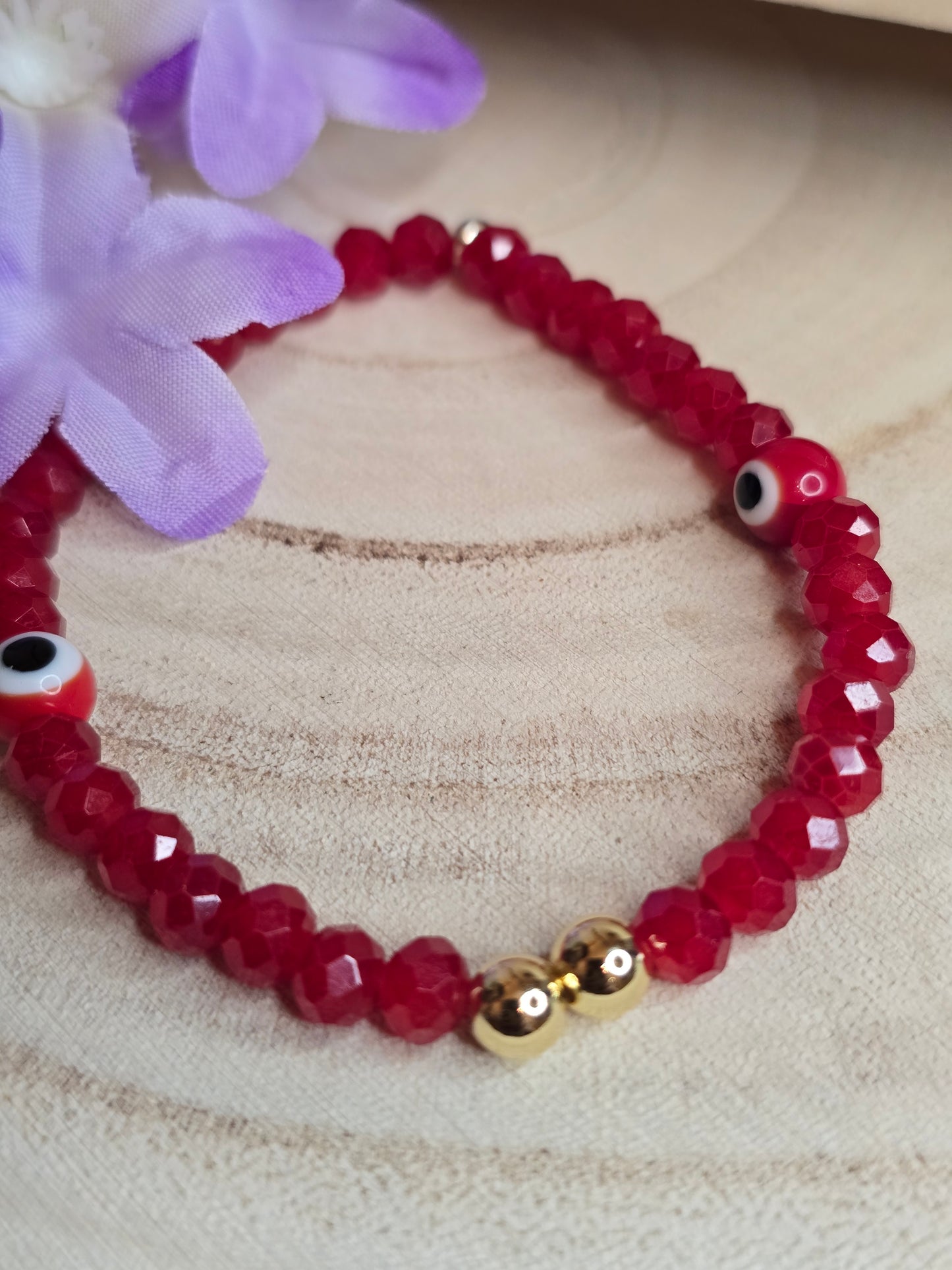 Red beaded Protective Bracelet