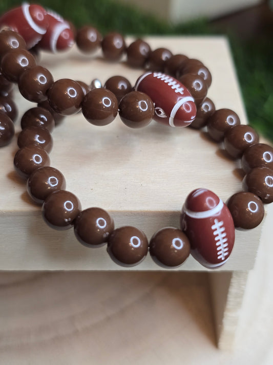 Boys football bracelets