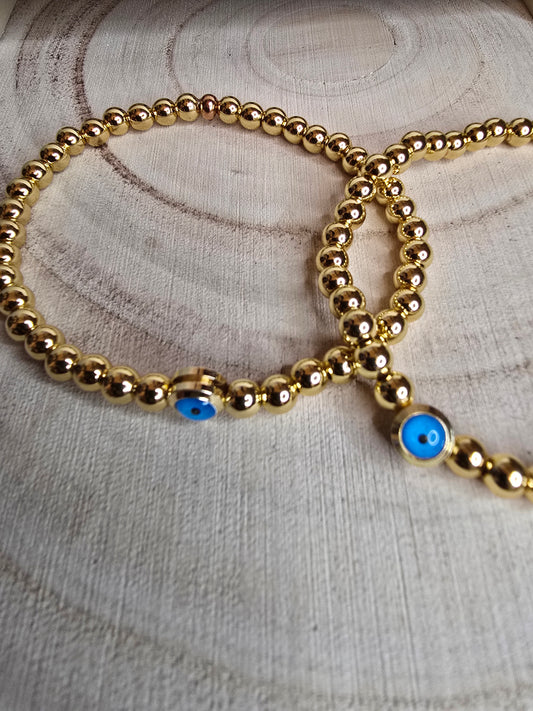 Gold Evil eye Bracelets