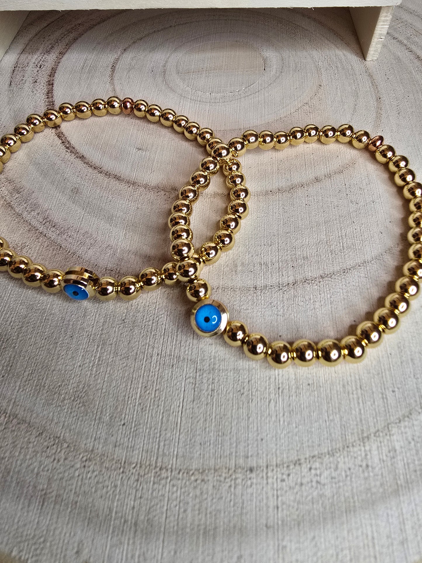 Gold Evil eye Bracelets